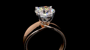 Anillo Minimalista con Diamante Cultivado en Laboratorio |   Anillo de Compromiso y Matrimonio de Lujo | Anillo de Diamantes OEM ODM - Product Image 5