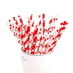 Pajitas de papel biodegradables Pajitas de papel desechables Atractivo diseñado para ecológico - Product Image 1