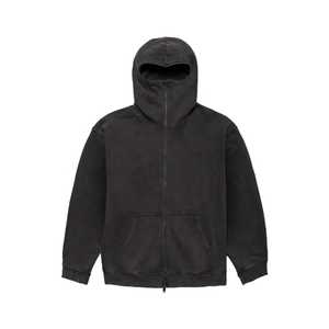 Fabricants de sweats à capuche, sweat-shirt à capuche double à fermeture éclair surdimensionné et lourd personnalisé, masque de ninja et cagoule - Product Image 2