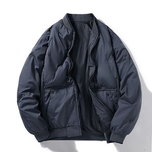 Premium hommes doudoune élégant design rembourré coupe-vent manteau chaud matériau souple à la mode décontracté hiver vêtements de mode - Product Image 2
