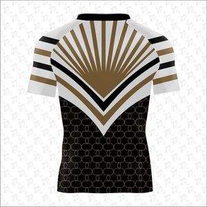 เสื้ออัดพิมพ์แบบกําหนดเองแขนสั้น Oem กีฬาโลโก้ที่กําหนดเองโพลีเอสเตอร์ระเหิดผื่นยามสําหรับผู้ชายที่กําหนดเอง - Product Image 5