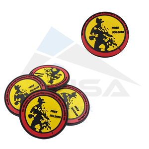 Wholesale Customized Logo PVC <strong>Patches</strong> 3D Soft Plastic Embossed Silicone Rubber Heart Flower for Hat <strong>Use</strong> Direct Manufacturer - Product Image 6