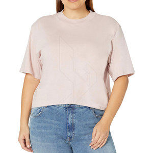 เสื้อครอปสตรีผ้าถักระบายอากาศได้ดีสไตล์ใหม่สำหรับฤดูร้อนโลโก้ออกแบบได้ตามต้องการ - Product Image 5