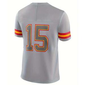 เสื้อเจอร์ซีย์อเมริกันฟุตบอลสำหรับผู้ใหญ่เด็กและเยาวชนเสื้อระบายอากาศได้ดี - Product Image 5