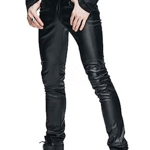 Pantalones de Cuero para Hombre de Fábrica al por Mayor, Marca Privada con Calidad Premium, Pantalones de Cuero para Hombre para Venta en Línea - Product Image 2