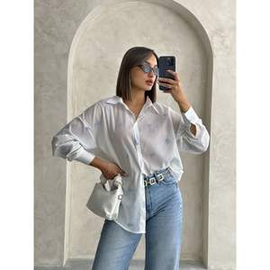 Blusas y Camisas de Voile Bordadas para Mujer, Producto al por Mayor - Product Image 4