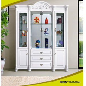 Armoire en verre en bois moderne 35110-9033 - Product Image 3