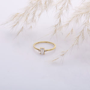 ต่างหูแบบคลัสเตอร์ทำมือสไตล์ตุรกี925ทรงสี่เหลี่ยมมุมฉากบางๆ - Product Image 4