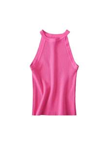 Summer New Chic Stripe Sleeveless T Shirts Strap Tops Femme Simple Sexy Sports Vest Female Y2k Tank Bottom Shirt - Product Image 3