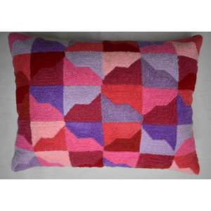 Housse de coussin en coton brodée pour la décoration de canapé moderne, travail à la main, fil, vente en gros, textile de maison, housses de coussin - Product Image 2