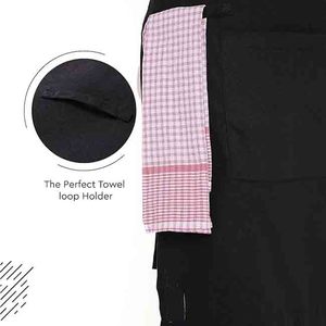 Tabliers de cuisine avec logo personnalisé pour femmes Tabliers de cuisine imperméables pour chef et barman Tabliers à usage polyvalent - Product Image 6