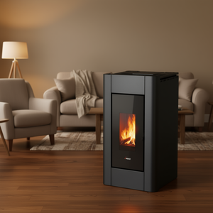 Poêle à granulés PRINCE 11 Anthracite 5 étoiles 10,5 kW Classe A+ 7022070 - Product Image 3