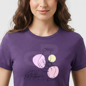 Camiseta Mom Life para el Día de la Madre con diseño gráfico minimalista y tela cómoda y transpirable para el día a día - Product Image 6