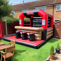 Bar flottant gonflable en PVC pour piscine, fête estivale en plein air, avec sièges, capacité supérieure à 500 kg