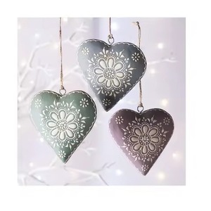 Adorno Colgante de Corazón, Decoración Navideña, Colgador de Corazón Decorativo para Diseño Personalizado - Product Image 4