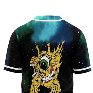 Personnaliser Baseball Broderie Maillot Baseball 100% Polyester Sublimation Style Chemise Vente En Gros Maillot De Baseball - Product Image 4