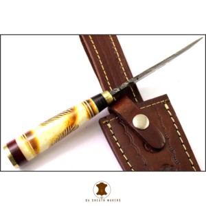 มีดแกะสลักลายดามัสกัสหางหนู3 "ได้รับความนิยม - Product Image 3