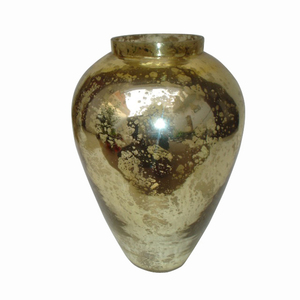 Jarrón de Aluminio para Decoración del Hogar y Mesa, Forma Personalizada, Acabado Dorado, Florero de Aluminio para Piso - Product Image 1