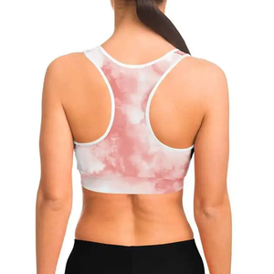 Nouveau soutien-gorge de sport pour femmes, à impact élevé, imprimé, sans couture, en tissu côtelé, vêtements de sport, vêtements de fitness, vêtements de sport pour la salle de sport, soutien-gorge pour femmes - Product Image 2
