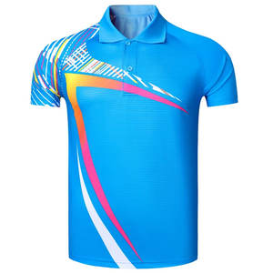 Venta al por mayor de la mejor calidad de tenis ropa deportiva para hombres y mujeres uniforme 100% algodón Spandex cómodo sublimación uniforme de tenis - Product Image 3