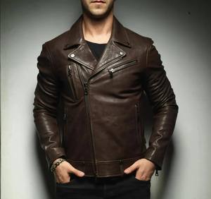 Chaquetas de Cuero de Manga Larga para Hombre, Elegantes, Impermeables y Resistentes al Viento, Estilo Urbano de Invierno, Hechas con Materiales de Alta Calidad - Product Image 5