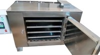 Four à plateaux industriel en acier inoxydable avec échangeur de chaleur pour la transformation de chocolat, crème glacée et aliments, équipement de séchage automatique 110V