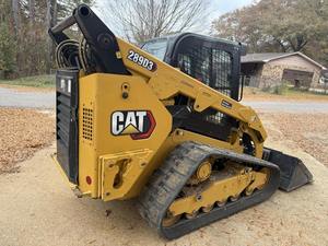 รถตักล้อยาง CAT 279D3 แบบตีนตะขาบ ขนาดเล็ก สีเหลือง อุปกรณ์ก่อสร้าง - Product Image 4