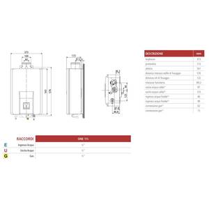 Calentador de Agua a Gas para Interiores Rinnai One 11i ErP de 11 Litros con GLP Clase A+ - Product Image 4