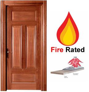 Puerta de Madera Resistente al Fuego, 30/60 Minutos, Puerta Interior de MDF para Habitaciones de Hotel, EI30/EI60, con Marco y Moldura - Product Image 4