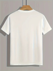 T-shirt à manches courtes col rond 100% coton pour homme haute qualité grande taille 260 grammes poids du tissu différentes couleurs disponibles - Product Image 3