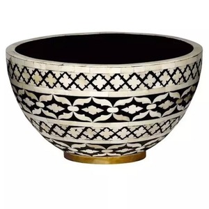 Handcrafted Bone Inlay <b>Bowl</b> Affordable Decorative Serving <b>Bowl</b> For Fruits <b>Snacks</b> And Home Dining Use - Product Image 6