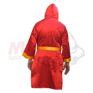 Bata de Boxeo Profesional de Cuero, Talla Grande, Secado Rápido, Transpirable, Ecológica, Resistente al Viento, para Entrenamiento al Aire Libre - Product Image 6