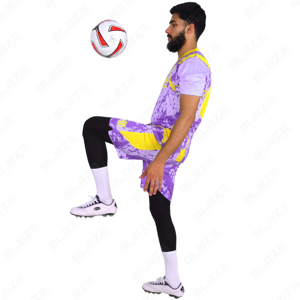 ชุดเสื้อเจอร์ซีย์ฟุตบอลสำหรับผู้ชายชุดเสื้อฟุตบอลแบบซับลิเมชันชุดเล่นฟุตบอลสำหรับฝึกซ้อมเสื้อฟุตบอลแบบสั่งทำ - Product Image 5