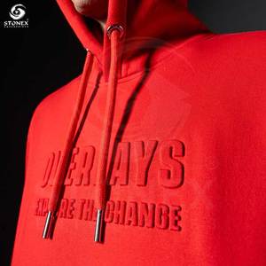 Sudadera con Capucha de Algodón Grueso de Alta Calidad al por Mayor, Sudadera Corta Unisex para Hombre, Impresión Puff, Bordado, Logotipo y Diseño Personalizados - Product Image 2