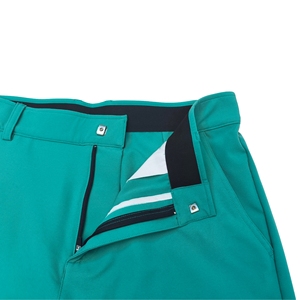 Shorts décontractés pour hommes en polyester/coton respirant, coupe ajustée, doux, extensible, non tissé, taille haute, pour le golf - Product Image 4