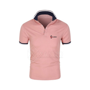 เสื้อโปโลผู้ชายสีทึบ, เสื้อโปโลระบายอากาศขนาดใหญ่พิเศษเสื้อโปโลผู้ชายสำหรับฤดูร้อน - Product Image 1