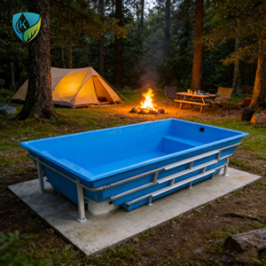 <span class=keywords><strong>Piscine</strong></span> hors sol à structure en acier, modulaire, personnalisable, pour extérieur, <span class=keywords><strong>avec</strong></span> fonction bain froid et chaud - Product Image 4