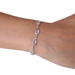 925 <b>Sterling</b> <b>Silver</b> Moonstone Gemstone <b>Bracelet</b> Jewelry Handmade Boho Style <b>Bracelet</b> Jewelry for <b>Women</b> Wedding Gift for Wife - Product Image 1