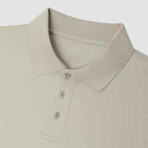 Camiseta de Cuello Polo de Punto Acanalado Lisa de Alta Calidad, Superventas de Verano, Personalizable para Hombre - Product Image 4