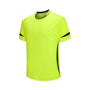 Conjunto de Camiseta de Fútbol para Hombre, Manga Corta, Cuello Redondo, Poliéster que Absorbe la Humedad, Uniforme Negro Verde Neón, Ropa Deportiva para Adultos para Todas las Temporadas - Product Image 2