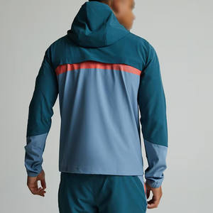 Chaqueta Cortavientos Ligera y Transpirable Personalizada para Hombre, Chaqueta de Poliéster con Capucha Ajustable para Deportes al Aire Libre - Product Image 2