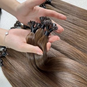 Color # 2 Extensiones de Cabello Humano Vietnamita Virgen Remy 100% con Punta Plana y Doble Trama, Sin Caída, Entrega Rápida - Product Image 1