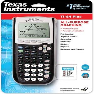 Best Selling <b>Solar</b> Powered TI-84 Plus Graphing Calculator - <b>AA</b> <b>Battery</b> & Programmable for School Math - Product Image 3