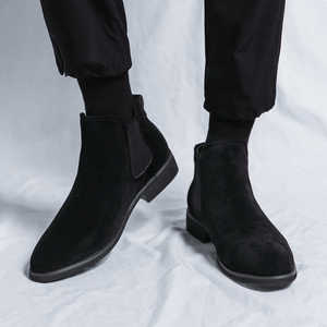 Mens Safety <b>Boots</b> <b>Chelsea</b> Dealer Ankle Leather S1 SRC Work <b>Steel</b> <b>Toe</b> Cap Shoes - Product Image 2