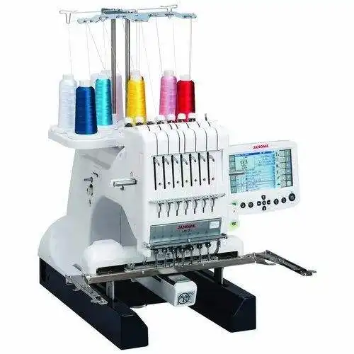 TIENDA DE CONVENIENCIA Máquina de bordar con aguja M B 7 7, más Kit de bonificación, hilos gratis