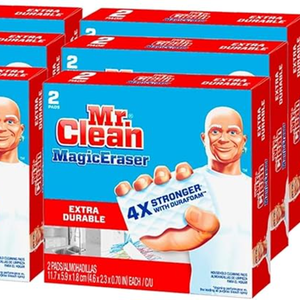 Mr. Clean Magic Eraser, Paños de Limpieza Extra Duraderos, Paquete de 2 Unidades, 6 Paquetes (Total 12) - Product Image 4