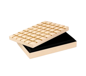 Simple Design Decorative Resin Work Jewellery <b>Box</b> <b>Beige</b> Colour Bone Work Polished Finishing Factory Price High Quality - Product Image 3