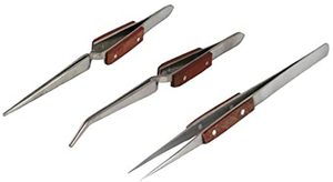 Pince à souder résistante à la chaleur outils de fabrication de bijoux portables outils de ramassage de soudure en platine pince à épiler - Product Image 2