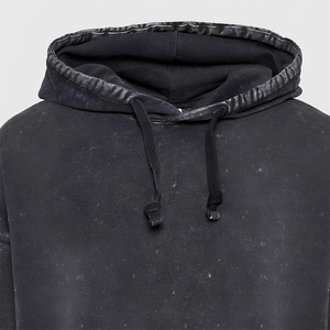 Maazin Vintage Oversized Pullover Blanks Hoodie Paints Acid Wash Distressed Sun Faded Hoodie Unisex - Product Image 5