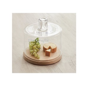 Soporte de servicio de forma redonda de mejor diseño con cúpula Cúpula de servicio de chocolate de tamaño personalizado para uso en bodas - Product Image 4